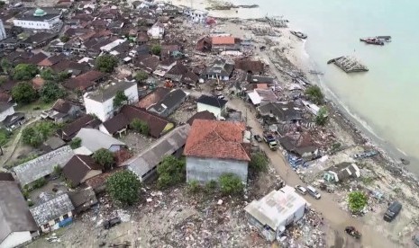 Kecamata Sumur yang terdampak bencana tsunami Selat Sunda