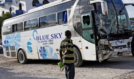 Kecelakaan bus di Haiti.