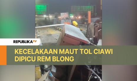 Kecelakaan di Gerbang Tol Ciawi