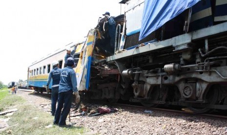 Kecelakaan kereta (ilustrasi) 