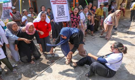 Keceriaan Agustusan Desa Kanci Kulon, Kecamatan Astanajapura, Kabupaten Cirebon, Jawa Barat. 