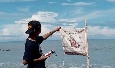 Kedatangan kapsul waktu FTCC di Mentawai, Sumatra Barat