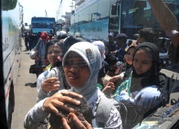 Kedatangan TKI Bermasalah di Tanjung Priok 