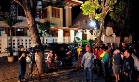 Kediaman Anas Urbaningrum, di Kawasan Duren Sawit, Jakarta Timur.