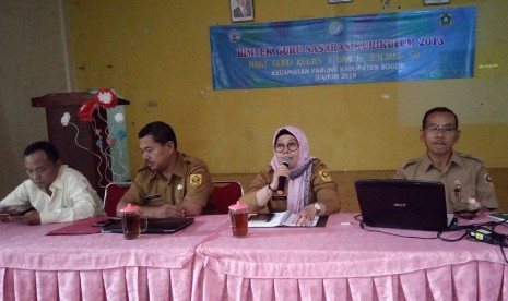 Kegiatan bimbingan teknis guru sasaran Kurikulum 2013, pada jenjang sekolah dasar ini berlangsung, Senin-Kamis, 8-11 Juli 2019.