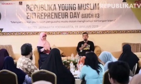 Kegiatan diskusi di acara Republika Young Muslim Entrepreneur Day, Yogyakarta