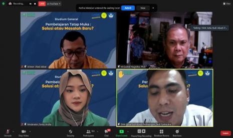 Kegiatan diskusi Studium General yang diselenggarakan mahasiswa Administrasi Publik Fakultas Ilmu Sosial dan Ilmu Politik  Universitas Muhammadiyah Jakarta (FISIP UMJ), secara online dan live youtube beberapa waktu lalu.