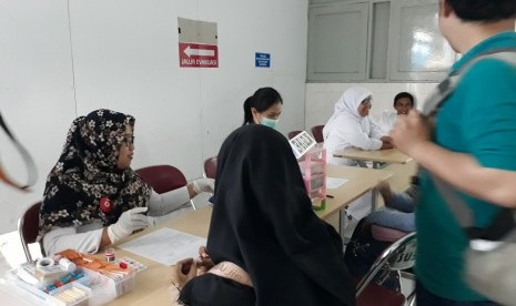 Kegiatan donor darah di RSUP Dr Sardjito.