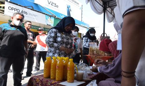 Kegiatan Gebyar UMKM yang digelar Pemerintah Kapanewon Prambanan.