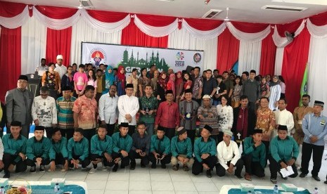 Kegiatan Gerakan Pemuda Membaca Kitab Suci (GPMKS) di Deli Serdang, Sumatera Utara, Ahad 22/10).