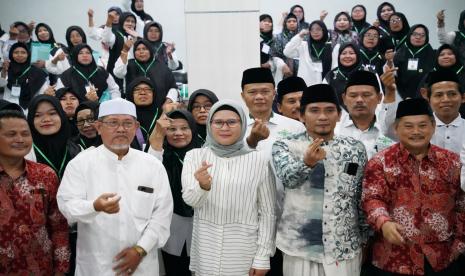 kegiatan Pendidikan Dasar Pendidikan Kader Penggerak Nahdlatul Ulama (PD-PKPNU) PCNU Indramayu Angkatan 7, yang bertempat di Universitas Wiralodra, Jumat (12/7/2024). 