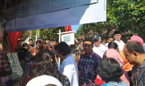 Kegiatan Sinergi Program Pemerintah Untuk Kesejahteraan Rakyat di Kampung Pojok, Desa Sindang Sari, Serang Banten, Jumat (15/3).