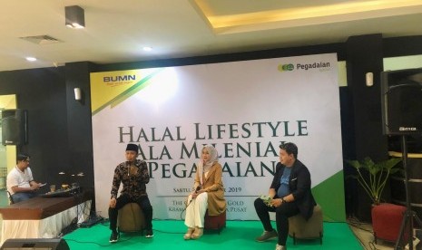 Kegiatan Talkshow “Halal lifestyle ala milenial Pegadaian”.