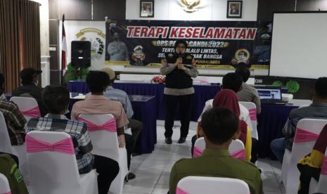 Kegiatan terapi keselamatan lalu lintas yang diadakan Satlantas Polres Purbalingga.