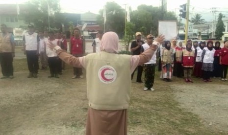 Kegiatan upacara hari Sumpah Pemuda di Sigi, Palu, Sulawesi Tengah