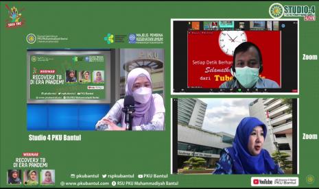 Kegiatan webinar bertemakan Bincang Kesehatan Series 2: Recovery TB di Era Pandemi.