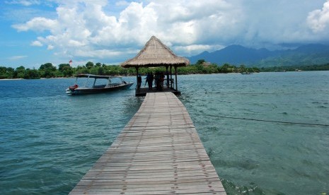 Keindahan panorama alam di Taman Nasional Bali Barat, Bali Kamis (3/3).