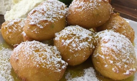 Keju ricotta goreng bola-bola