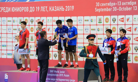 Kejuaraan Dunia Bulutangkis Junior 2019 kategori perorangan di Kazan, Rusia. 