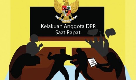 Kelakuan anggota DPR saat rapat