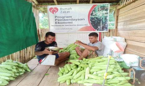 Kelompok Tani Desa Berdaya Dokulamo, Kecamatan Galela Barat melaksanakan panen perdana sayur pare dan cabe rawit, Rabu (05/8). Adapun kelompok tani ini diberi nama Leso, yang beranggotakan anak muda sehingga sering disebut kelompok tani milenial.