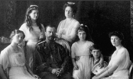 Keluarga kerajaan Romanov dari Dinasti Romanov Rusia. 