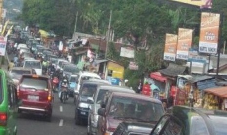 Kemacetan di Puncak