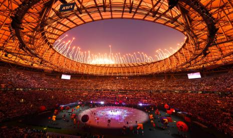 Stadion Lusail, arena final Piala Dunia 2022 akan didapuk menjadi stadion final Piala Asia awal tahun depan.