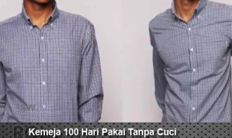 Kemeja 100 Hari Tak Perlu Dicuci