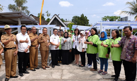 Kemendes PDTT bekerjsa sama dengan BBLM Yogyakarta menggelar pelatihan hidroponik untuk ibu-ibu PKK di Dusun Gadungsari, Wonosari, Yogyakarta.