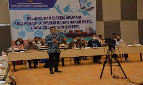 Kemenhub meluncurkan Sistem Aplikasi Pelaporan Konsumsi Bahan Bakar Kapal (Data Collection System) 