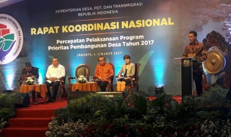 Kementan dan Kemendesa bersinergi membangun embung.