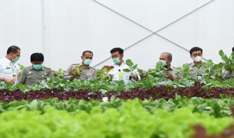 Kementan meningkatkan kualitas vokasi pertanian melalui pembangunan Smart Green House di Politeknik Pembangunan Pertanian (Polbangtan) Bogor.