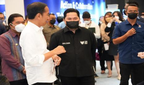 Kementerian BUMN kembali berinovasi dengan menghadirkan ruang kolaborasi antara BUMN dengan perusahaan rintisan (startup) Indonesia bertajuk BUMN Startup Day.   Kegiatan ini secara resmi dibuka oleh Presiden Joko Widodo di ICE BSD City di Indonesia Convention Exhibition (ICE), BSD City, Tangerang, Banten, Senin (26/9/2022) dengan dihadiri oleh Menteri BUMN Erick Thohir, Pj Gubernur Banten, Wakil Menteri BUMN II, jajaran Direktur Utama BUMN, para CEO dan Co-founder Startup, serta pimpinan komunitas dan asosiasi startup.