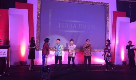 Malam Anugerah Media Humas (AMH) 2017 di Palembang.