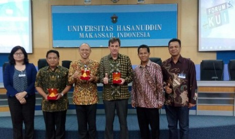 Kementerian Riset, Teknologi dan Pendidikan Tinggi (Kemenristekdikti RI) menggelar Pertemuan Kantor Urusan Internasional (KUI) Perguruan Tinggi Nasional di Universitas Hasanuddin (Unhas) Makassar, Sulawesi Selatan (1-3/10). 