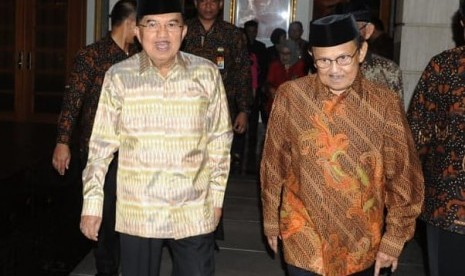 Kenangan Wakil Presiden Jusuf Kalla bersama Presiden ketiga BJ Habibie yang diunggah dalam akun resmi instagram Jusuf Kalla