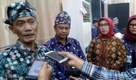 Kepala Badan Ketahanan Pangan (BKP) Kementerian Pertanian Agung Hendriadi usai Rapat Koordinasi Dewan Ketahanan Pangan (DKP) Provinsi Jambi, Kamis (28/7).