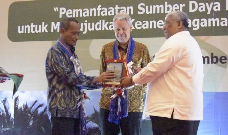 Kepala Badan Ketahanan Pangan Kementan, Agung Hendardi dalam Seminar Nasional, rangkaian Hari Pangan Sedunia XXXIX 2019 di Kendari, Jumat (1/11). 