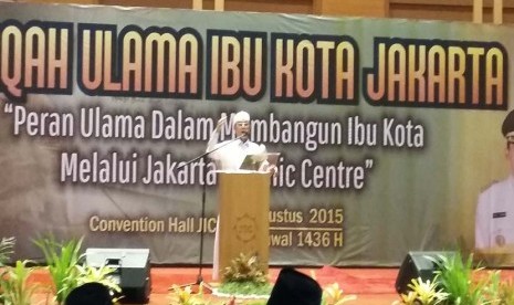 Kepala Badan Manajemen Jakarta Islamic Centre (JIC) KH Ahmad Shodri.