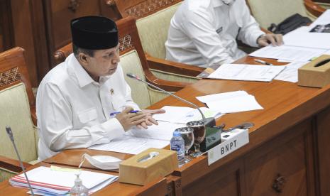 Badan Nasional Penanggulangan Terorisme (BNPT) mengajak Badan Riset dan Inovasi Nasional (BRIN) untuk bersama-sama memikirkan langkah penanggulangan terorisme. (Foto: Kepala BNPT Komjen Boy Rafli Amar)