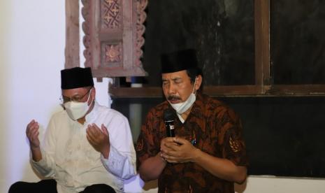 Kepala Badan Pembinaan Ideologi Pancasila (BPIP) Republik Indonesia, Prof Drs KH Yudian Wahyudi, MA PhD saat memimpin acara pengajian Kebangsaan dalam rangka memperingati Hari Lahir Pancasila 1 Juni 2021 dan 120 tahun kelahiran Presiden Indonesia pertama, Ir. Soekarno, yang jatuh pada tanggal 6 Juni