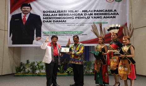 Kepala Badan Pembinaan Ideologi Pancasila, Prof Yudian Wahyudi, menjadi Keynote Speaker dalam Sosialisasi Nilai-Nilai Pancasila dalam Berbangsa dan Bernegara Menyongsong Pemilu yang Aman dan Damai.