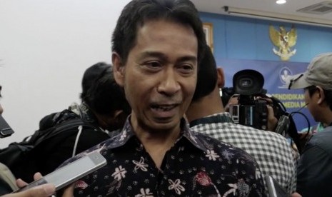 Kepala Balitbang Kemendikbud Totok Suprayitno menyampaikan soal perubahan format UN 2020 nanti. (lilustrasi)