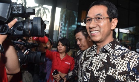 Heru Budi Hartono (kanan). Anggota DPR Ahmad Sahroni sebut Heru Budi pilihan tepat jadi Pj Gubernur DKI Jakarta.