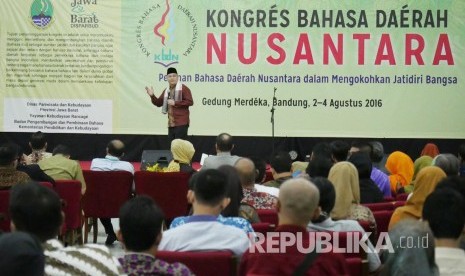 Kepala Badan Pengembangan dan Pembinaan Bahasa Kementerian Pendidikan dan Kebudayaan RI Dadang Sunendar 