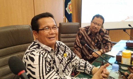 Kepala Badan Perencanaan Pembangunan Daerah (Bappeda) DIY, Budi Wibowo di Kompleks Kepatihan, Yogyakarta, Jumat (21/02). 