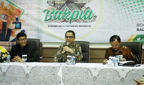 Kepala Balai Besar Pengkajian dan Pengembangan Teknologi Pertanian (BBP2TP) Haris Syahbuddin dalam acara Bincang Asyik Pertanian