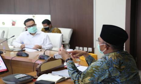  Kepala BKKBN dr Hasto Wardoyo saat audiensi dengan Menko PMK Muhadjir Effendy membahas permasalahan stunting di Tanah Air.