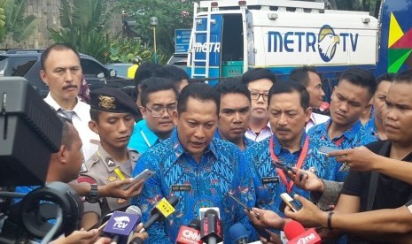 Kepala BNN Komjen Pol Budi Waseso pada puncak peringatan Hari Anti Narkoba Nasional (HANI) 2017 di Taman Mini Indonesia Indah, Jakarta, Kamis (13/7).